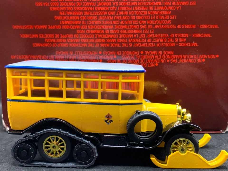 Matchbox Models Of Yesteryear Y16 1923 Scania-Vabis Post Bus, Special Edition - Image 3 of 4