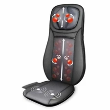 Roll Massage Shiatsu Neck & Back Massager w/ Heat Full Back Neck Kneading Chair