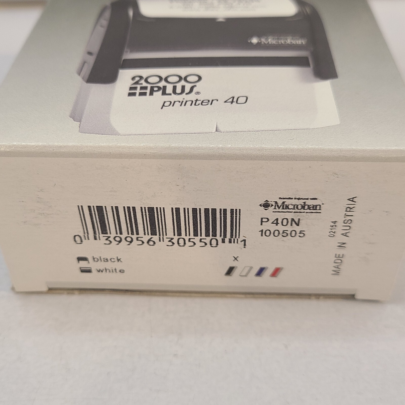 2000 Plus Printer 40 Custom Message Stamp Self-Inking 1-5/16
