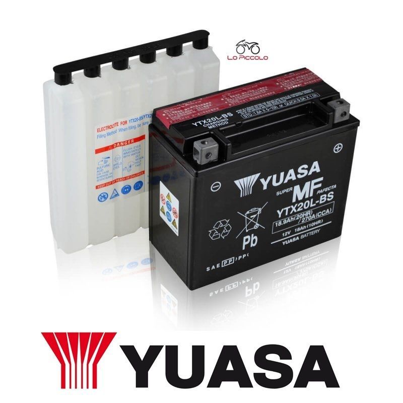Batteria Moto Yuasa YTX20L 12V 270CCA - AGM Senza Manutenzione Per Moto/Scooter - Foto 9