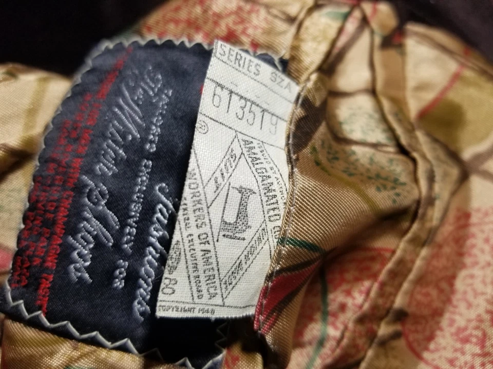 Harlem Mister Shop 50s 40R Vintage Brown Velvet Blazer Smoking Jacket Sport Coat - Image 4 of 4