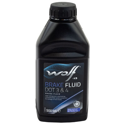 Bremsflüssigkeit WOLF BRAKE FLUID 5039 DOT 3&4 500 ml für Aprilia BMW Ducati