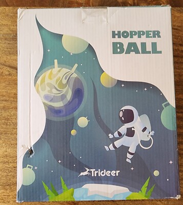 NEW Trideer Hopper Ball | Exercise Bouncing Ball | Multi-Function | Blue