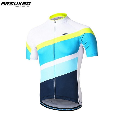 Set Camicia Ciclismo Uomo Fitness Nuova Maniche Corte MTB Bici Maglia Pantaloncini Imbottiti - Foto 4 di 15