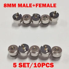 5 Sets 8mm For Pogo Pin Connectors Magnetic Male and Female Charge Probe USA