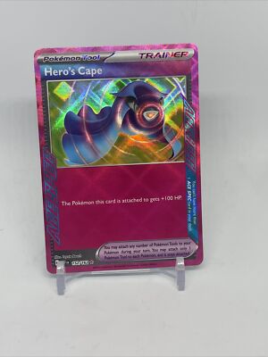 hero's cape pokemon card value Amazon.com: Pokemon – Hero's Cape 152/162 main image 1