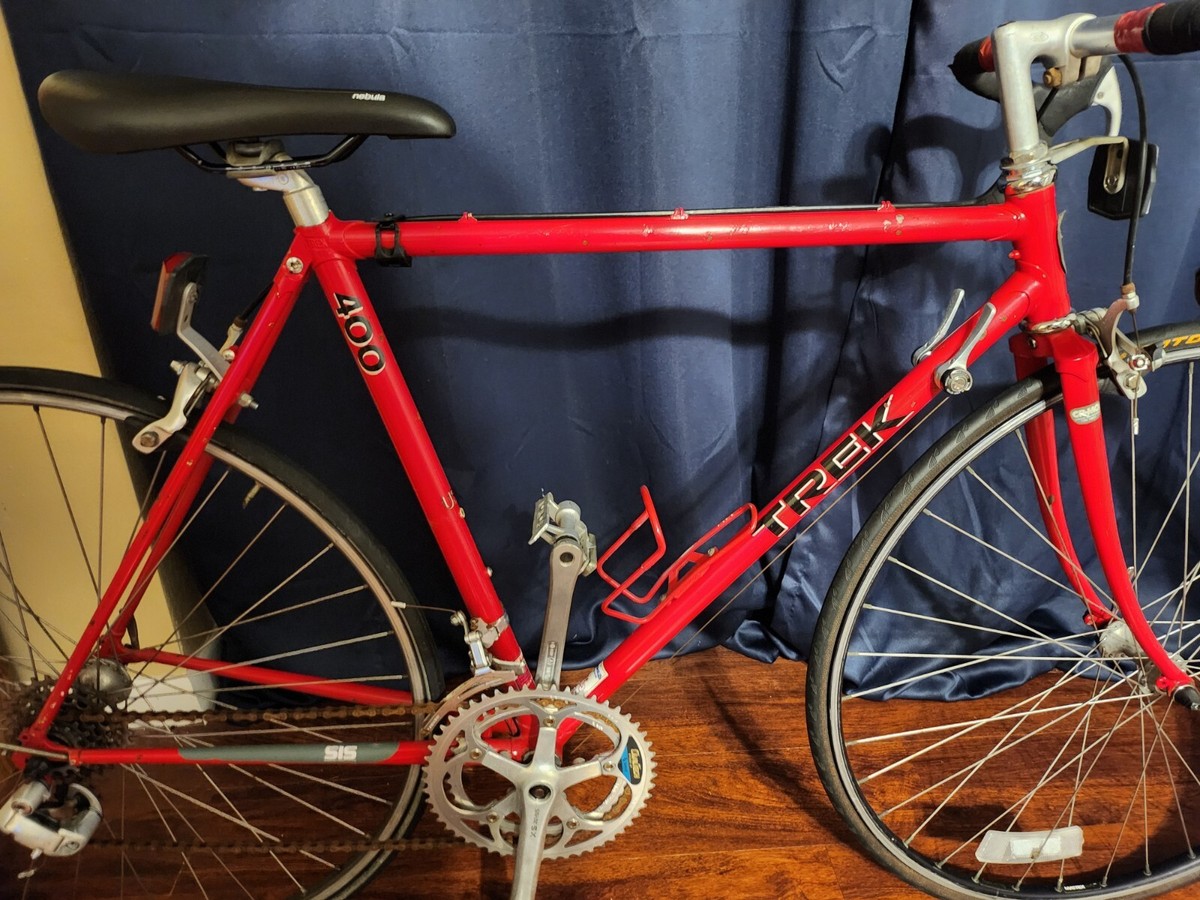Vintage Trek 400 Mens Touring Steel Road Bike Bicycle RED Matrix