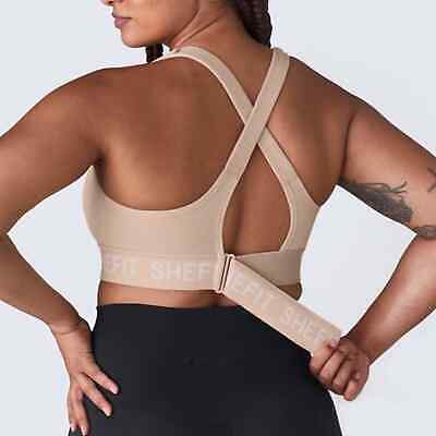 Shefit ultimate high impact sports bra in sandstorm size 4luxe