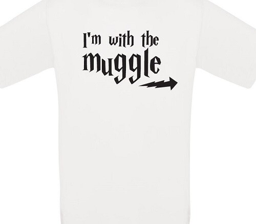 Muggle T shirt tee Harry potter 