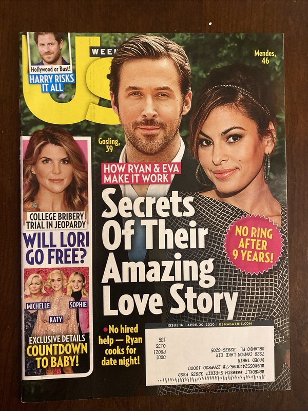 Ryan Gosling, Eva Mendes, Modern Family, Brie Bella US Weekly Mag April 2020