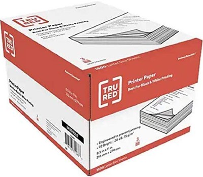 8.5 x 11 Printer Paper 20 lbs. 92 (54052/TR56959)