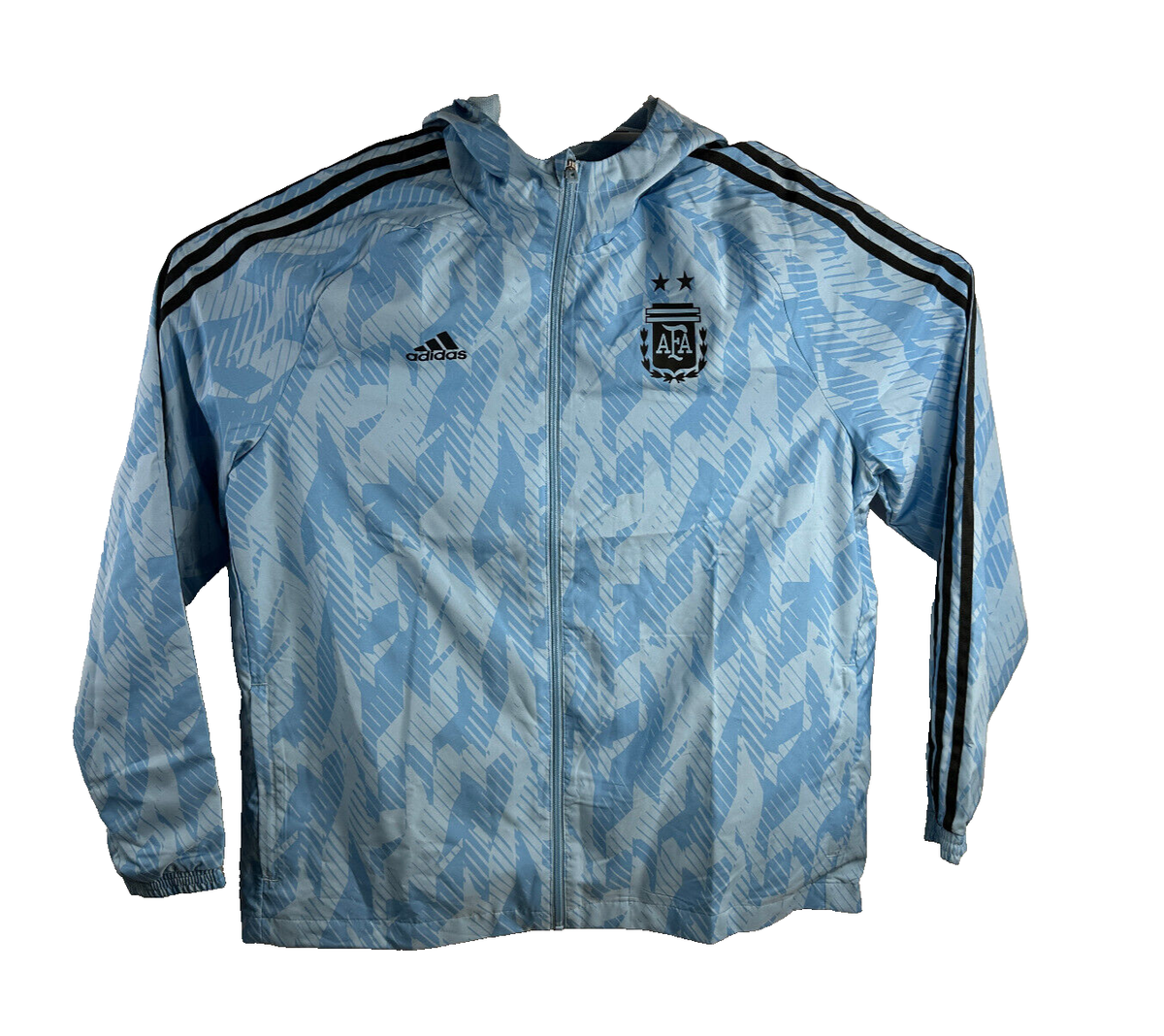 Adidas Argentina National Team AFA Windbreaker Jacket Blue Men`s