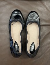 Vintage Bloch Black Patent Leather Women  s Ballet Flats - Size 38EU, 7.5US