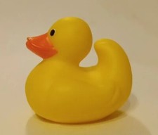 Jeep   Rubber Ducky Duck Yellow Squeeky Bath Toy