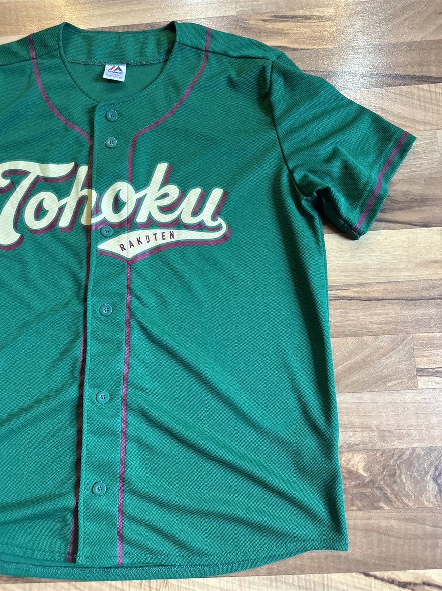 Tohoku Rakuten Golden Eagles Majestic Jersey Adult Large Japan