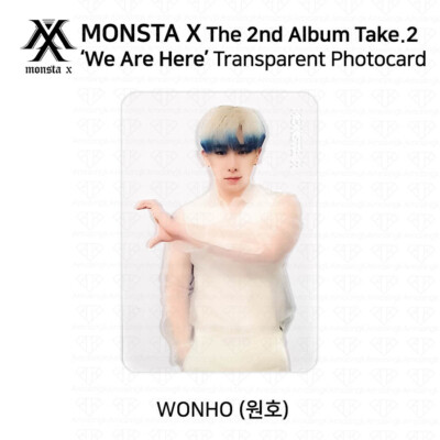 MONSTA X 2nd Album Take 2 We Are Here Official Photocard Wonho