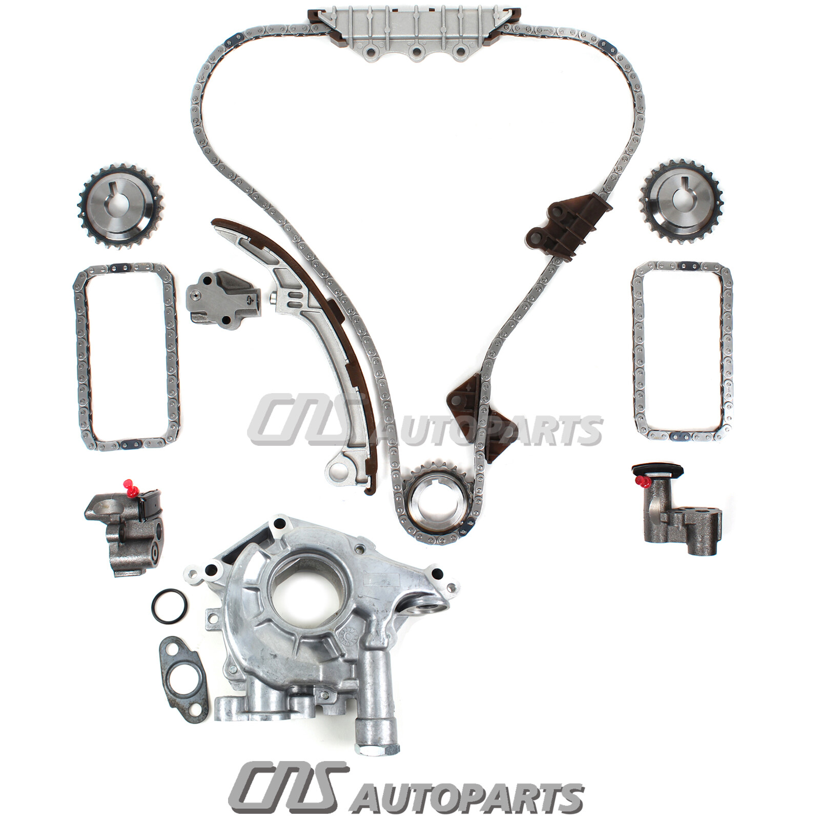 Timing Chain Oil Pump Kit Fits 0104 Nissan Pathfinder Infiniti QX4 3