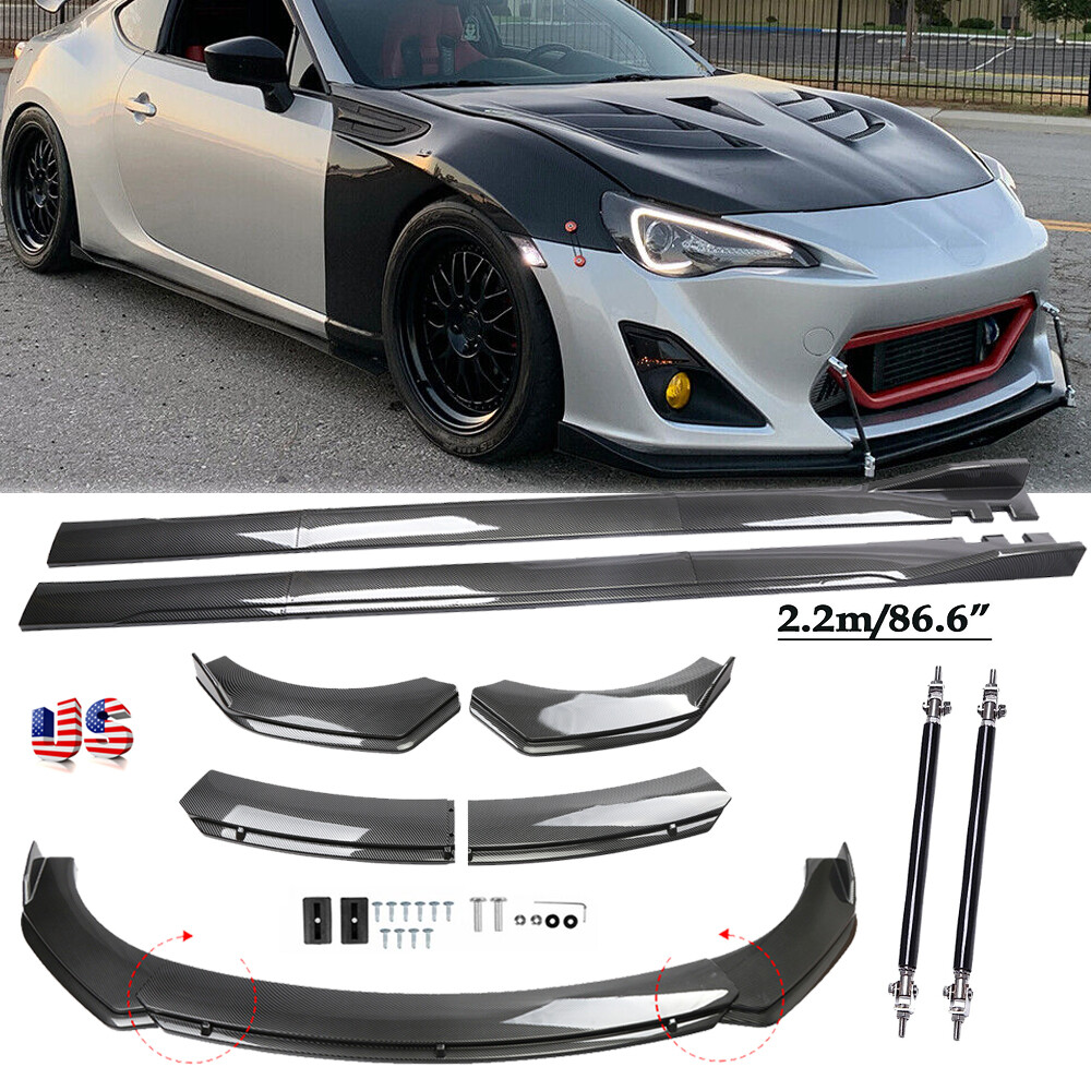 For Subaru BRZ Toyota Scion FRS Carbon Fiber Front Bumper Lip Spoiler Body Kit eBay