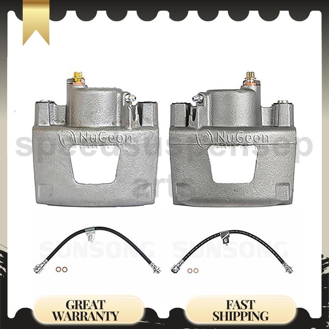 Front Brake Caliper and Hose Set 4pcs for 1994-1996 Chevrolet Lumina APV