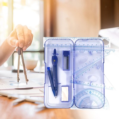 Kompass für Geometrie Mathematik Geometrie Kit Dreieck Lineal Radierer für Technik