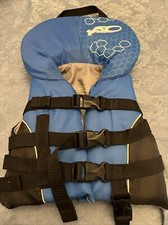 Exxel Outdoors Blue 30lbs or Less Infant Near Shore Buoyant Vest Life vest