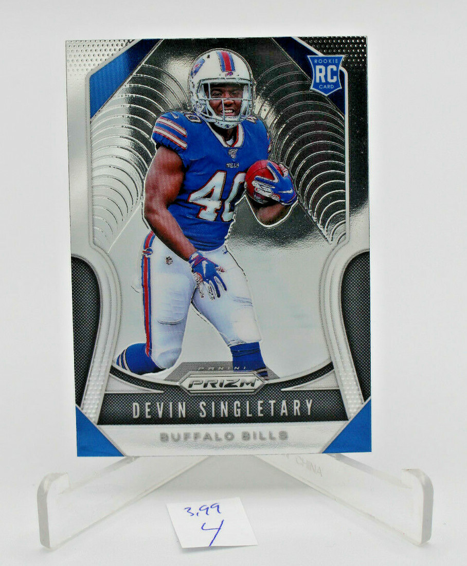 2019 PRIZM 335 DEVIN SINGLETARY ROOKIE BUFFALO BILLS