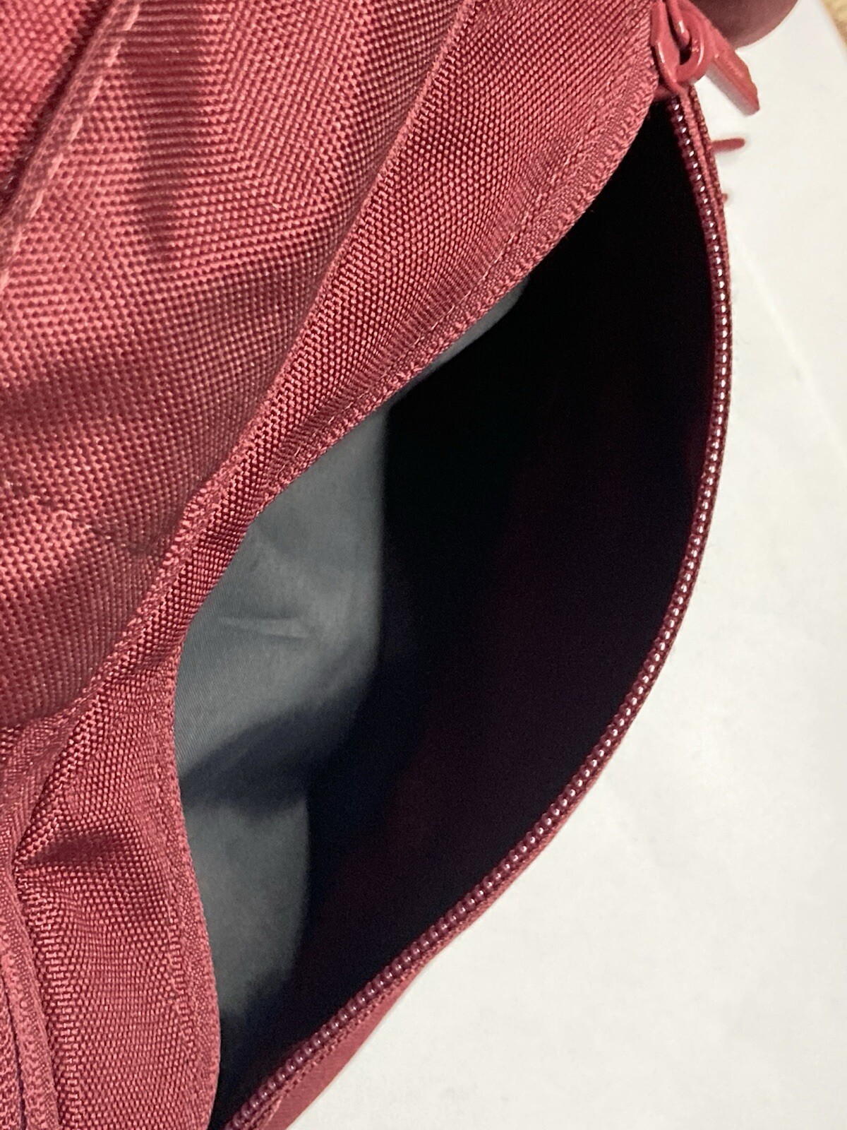 Flat Top Basic Red Backpack Everyday Carry-On Bac… - image 2