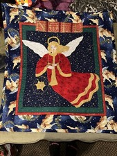 27  X 25  Noel Angel Quilt Christmas Homemade Decor
