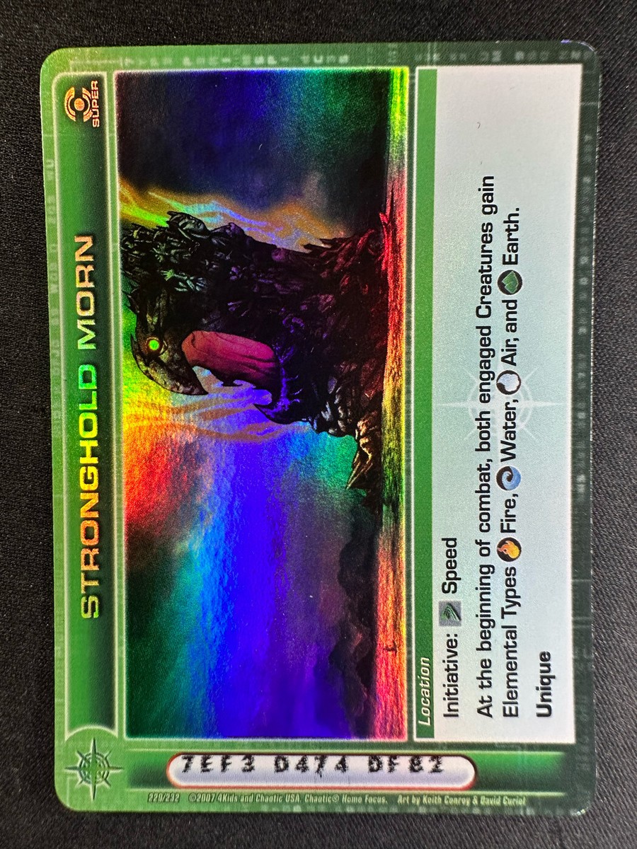 Chaotic Stronghold Morn 229/232 DOP Unlimited Super Rare Location