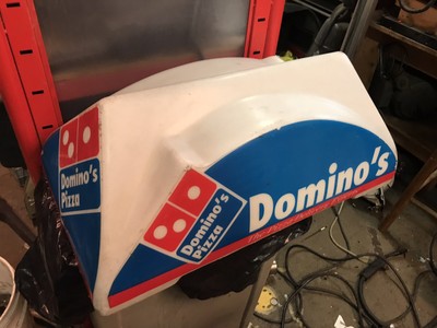 Domino S Pizza Delivery Driver Car Truck Magnetic Sign Topper Good