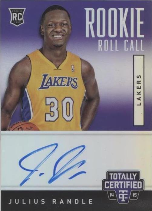 2014-15 Panini Totally Certified - Rookie Roll Call Autographs Julius ...