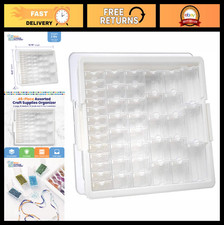 45-Piece Portable Diamond Painting Storage Bead Organizer with 42 Containers