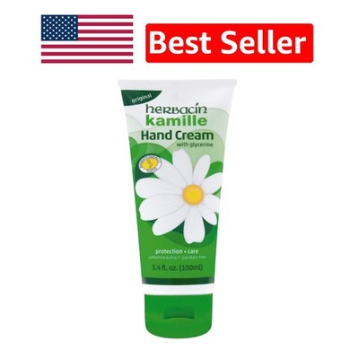 Soothing Glycerin Hand Cream 3.4 Oz - Paraben-Free, Perfect for Active Hands