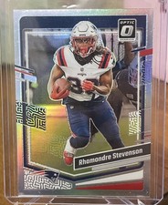2023 Donruss Optic - Rhamondre Stevenson - SILVER HOLO - #131 Patriots