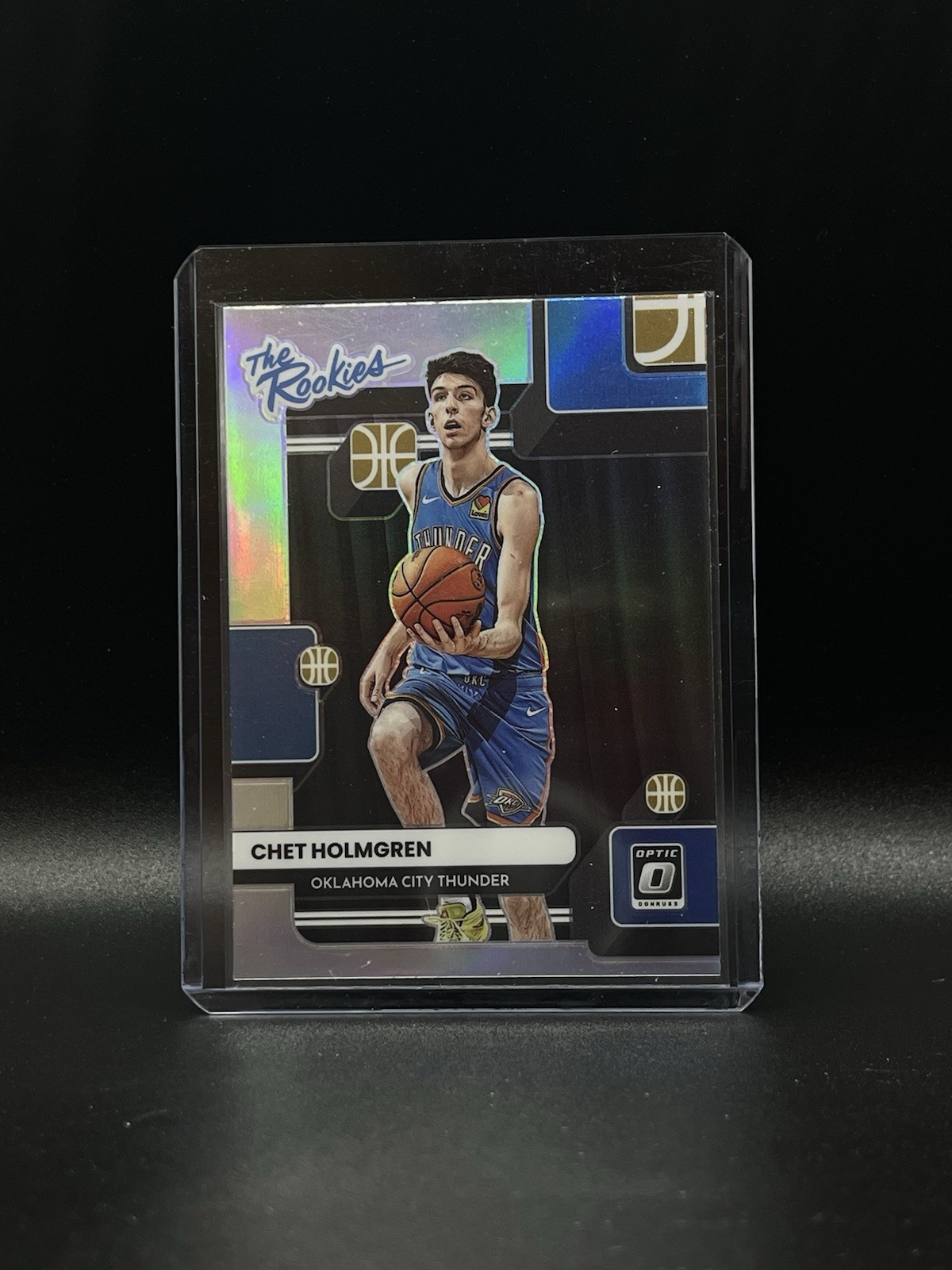 2022-23 Donruss Optic Chet Holmgren The Rookies Holo Silver Rookie #2 Thunder