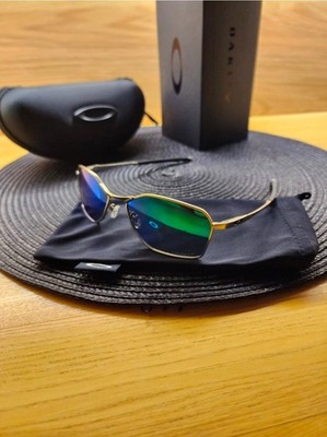 Oakley Savitar Silver Frame Primz Polarized Green Lens Brand New!