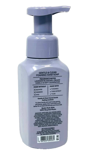 BATH & BODY WORKS VANILLA EASE GENTLE & CLEAN FOAMING HAND SOAP 8.75 FL OZ NEW - Picture 3 of 3