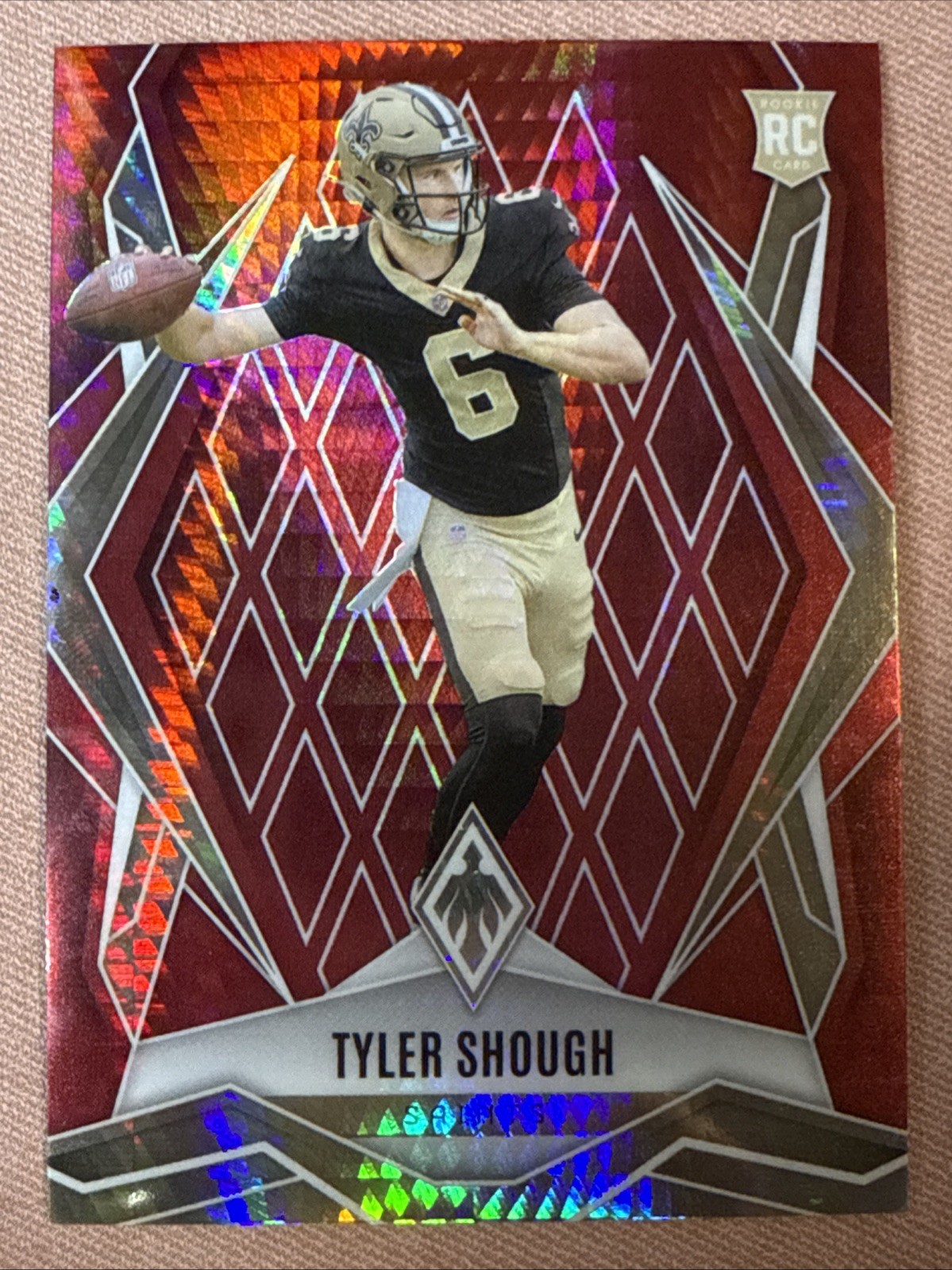 Tyler Shough - 2025 Panini Phoenix NFL Football Card RC #169 RED HYPER /399