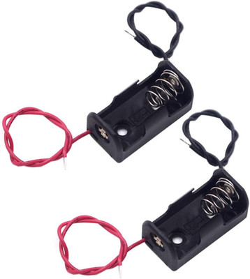 (Pack of 2 ER14250 Battery Holder, 1/2AA 3.6V Battery Holder with Leads Wires