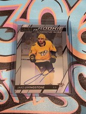 Jake Livingstone Marquee Rookies Rainbow Auto 2023-24 O-Pee-Chee Platinum (CH)