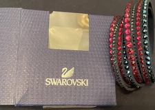 SWAROVSKI Slake Deluxe Armband Pink Blau Bunt 