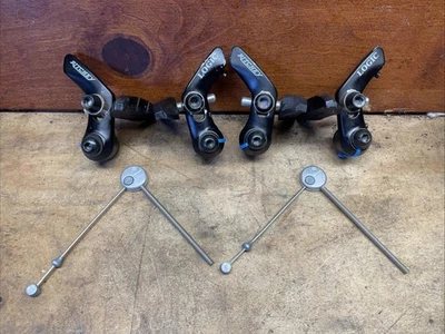 Vintage RITCHEY Logic Cantilever Brakes by DIA Compe BLACK Complete Set JAPAN! - Image 1 of 4