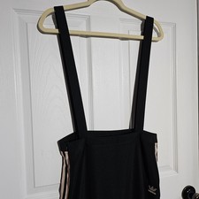 Adidas Originals Black 7/8 Midi Skirt Adjustable And Removable Straps Size M