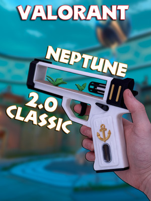 Valorant Neptune 2.0 Cosplay Prop - 3D Printed Display Model