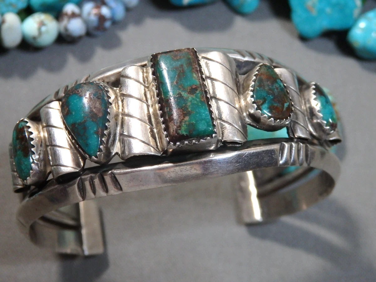 Bisbee Turquoise In Native American Bracelets for sale | eBay