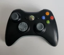 Xbox 360 Wireless Controller - black - Professionally Repaired and Cleaned