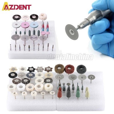 Dental Lab Polishing Kit Burs HP  Wheel Disc  Brush Stone for Ceramics Porcelain