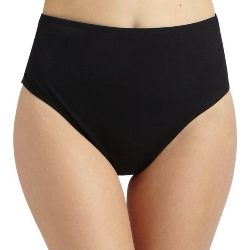 SPANXshape black Swim Hi-Rise Bikini Bottom size 10