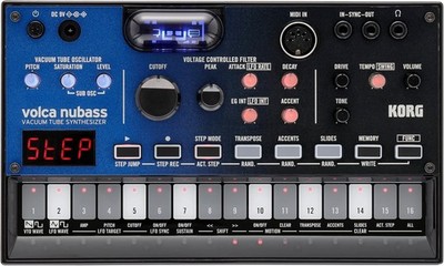 Korg Volca Nubass Vacuum Tube Synthesizer Oscillator Circuit w/ 16-step Sequenc