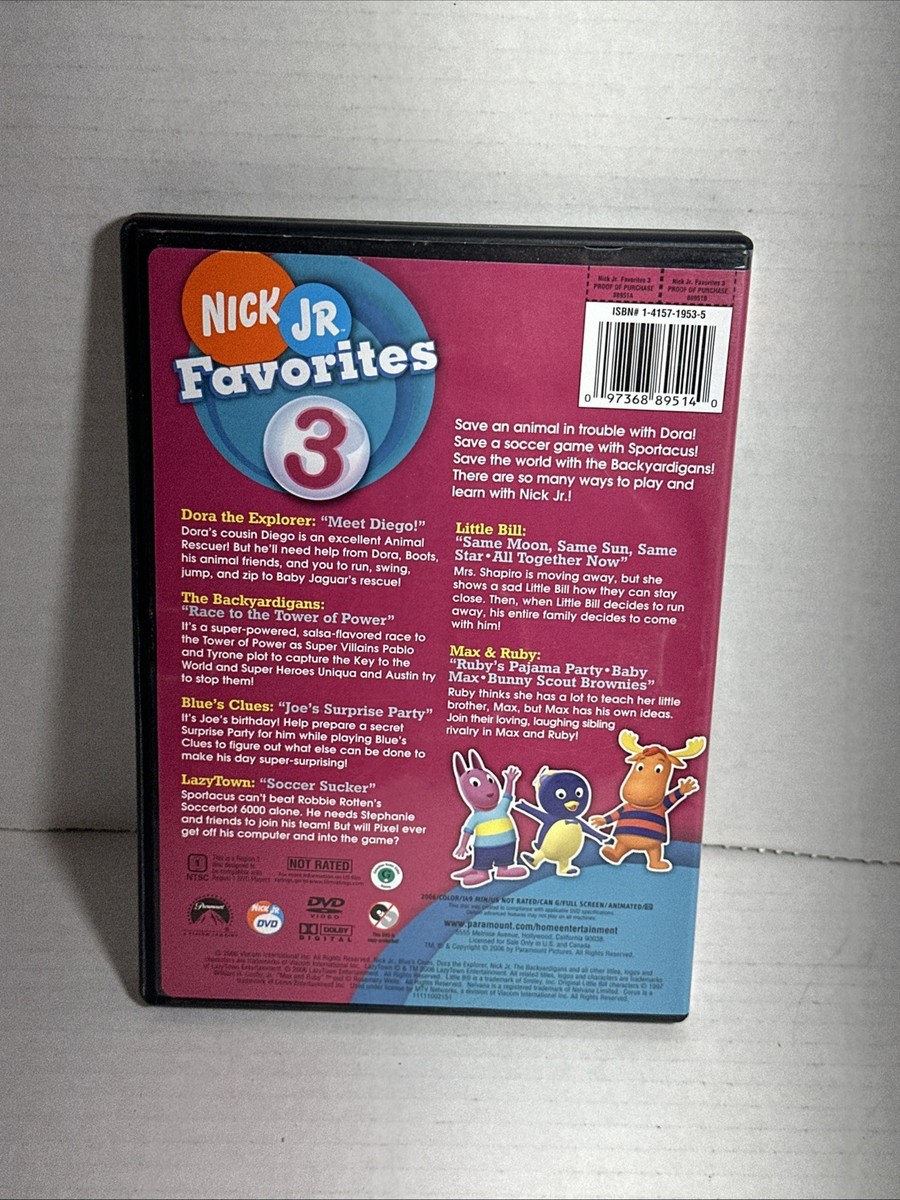 Nick Jr. Favorites - Vol. 3 (DVD, 2006) for sale online | eBay